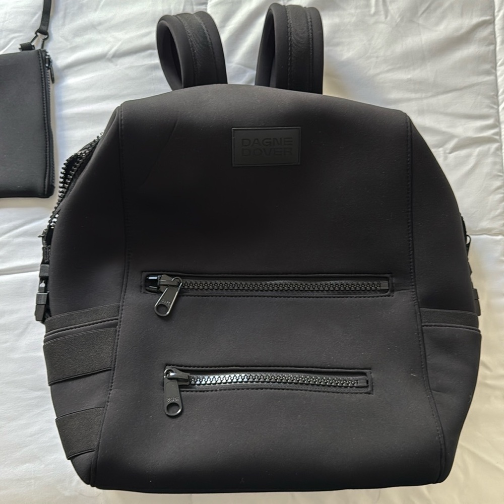 Dagne Dover Indi Large water resistant neoprene diaper bag Black